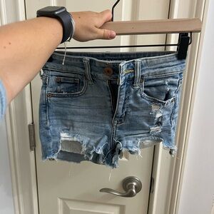 American Eagle High Rise short shorts